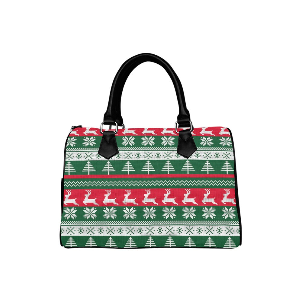 Ugly Christmas Boston Handbag - Offbeat Sweetie