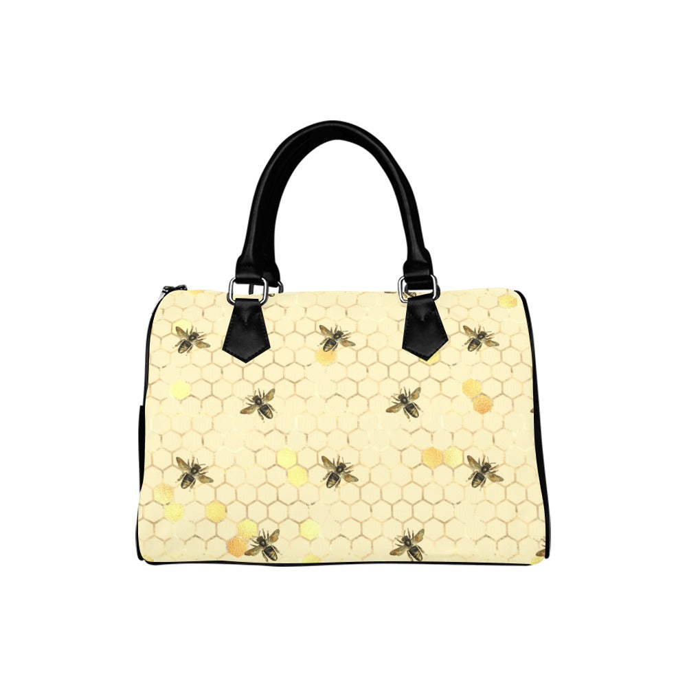 Busy Bees Boston Handbag - Offbeat Sweetie