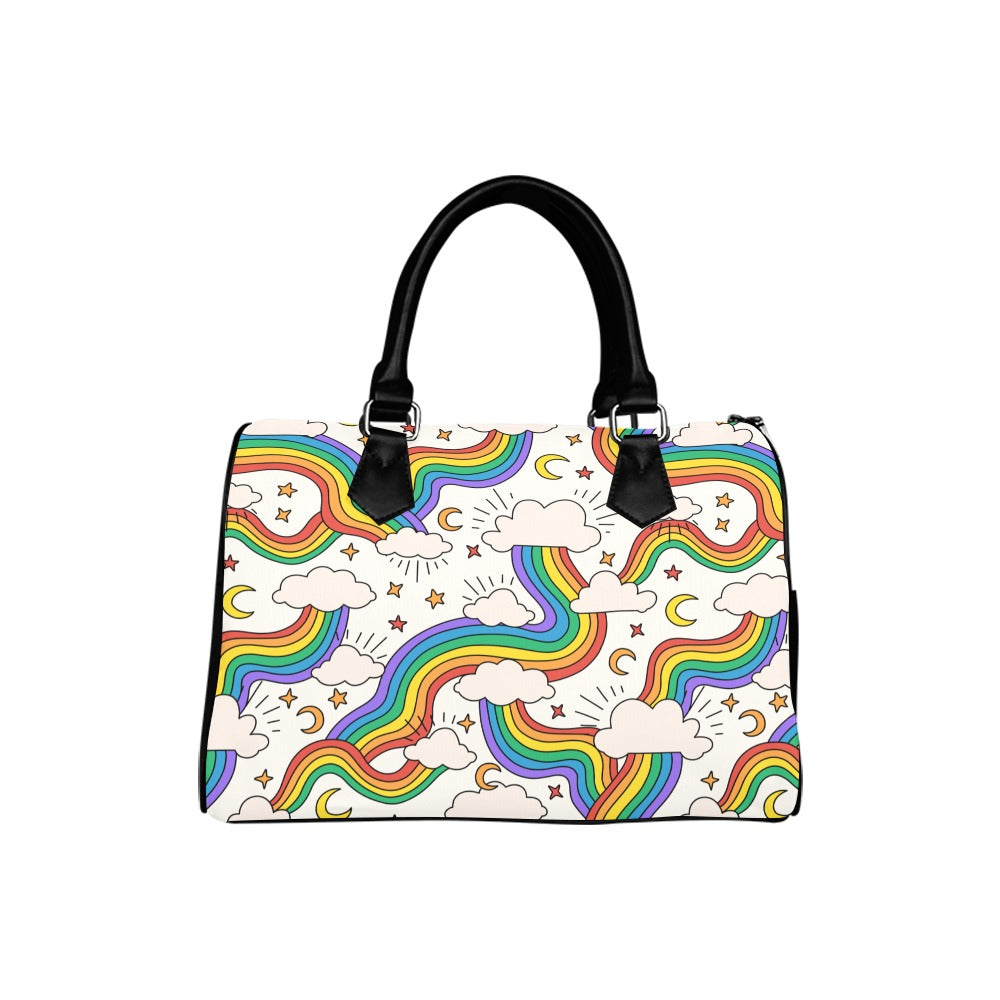 Rainbow Dreams Boston Handbag - Offbeat Sweetie