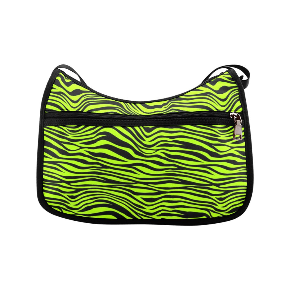 Neon Zebra Crossbody Bag - Offbeat Sweetie