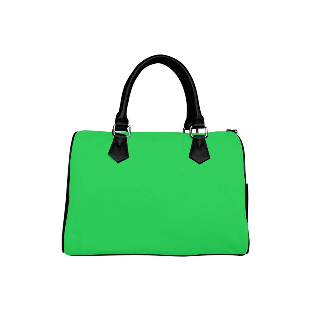 Yellow And Green Mismatch Boston Handbag - Offbeat Sweetie