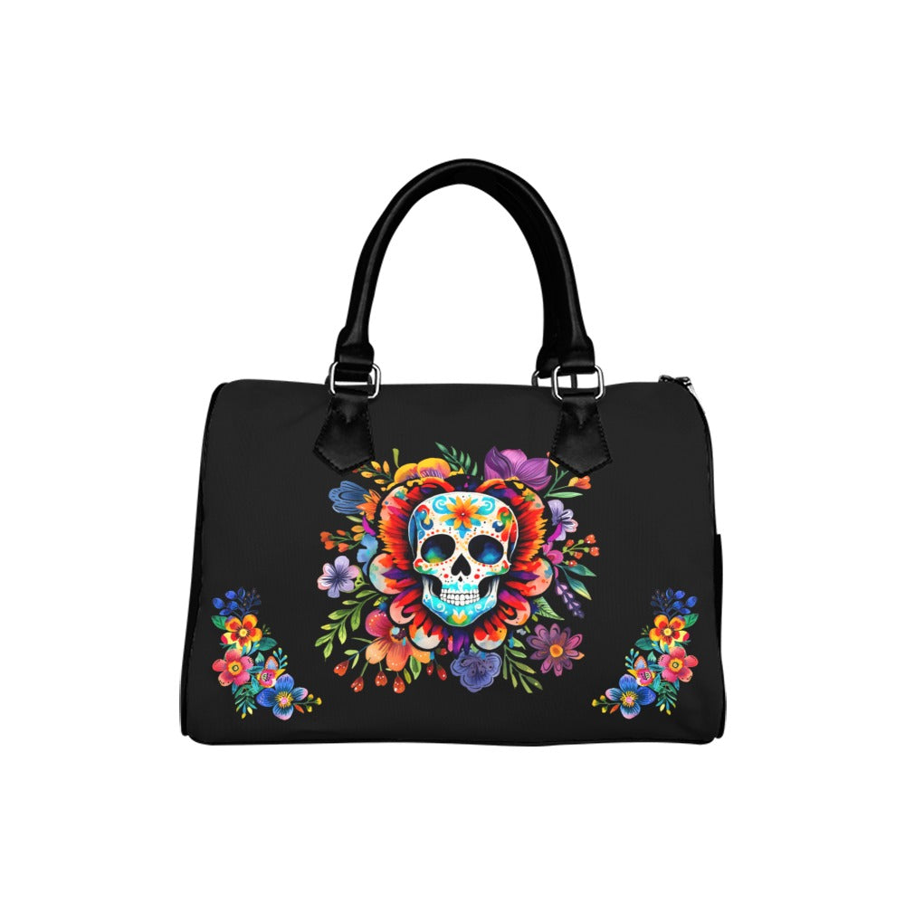 Day Of The Dead Boston Handbag - Offbeat Sweetie