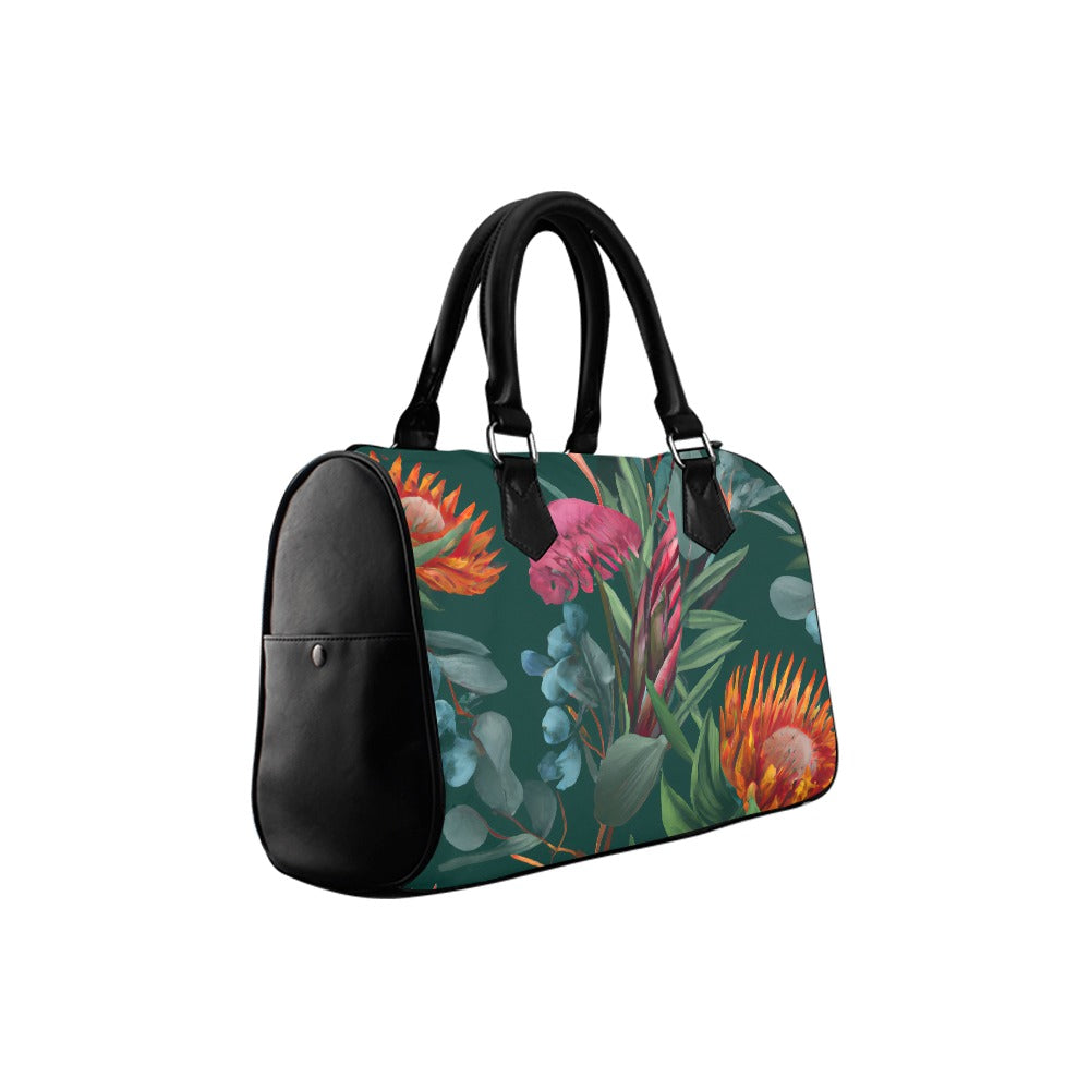 Australian Bouquet Boston Handbag - Offbeat Sweetie