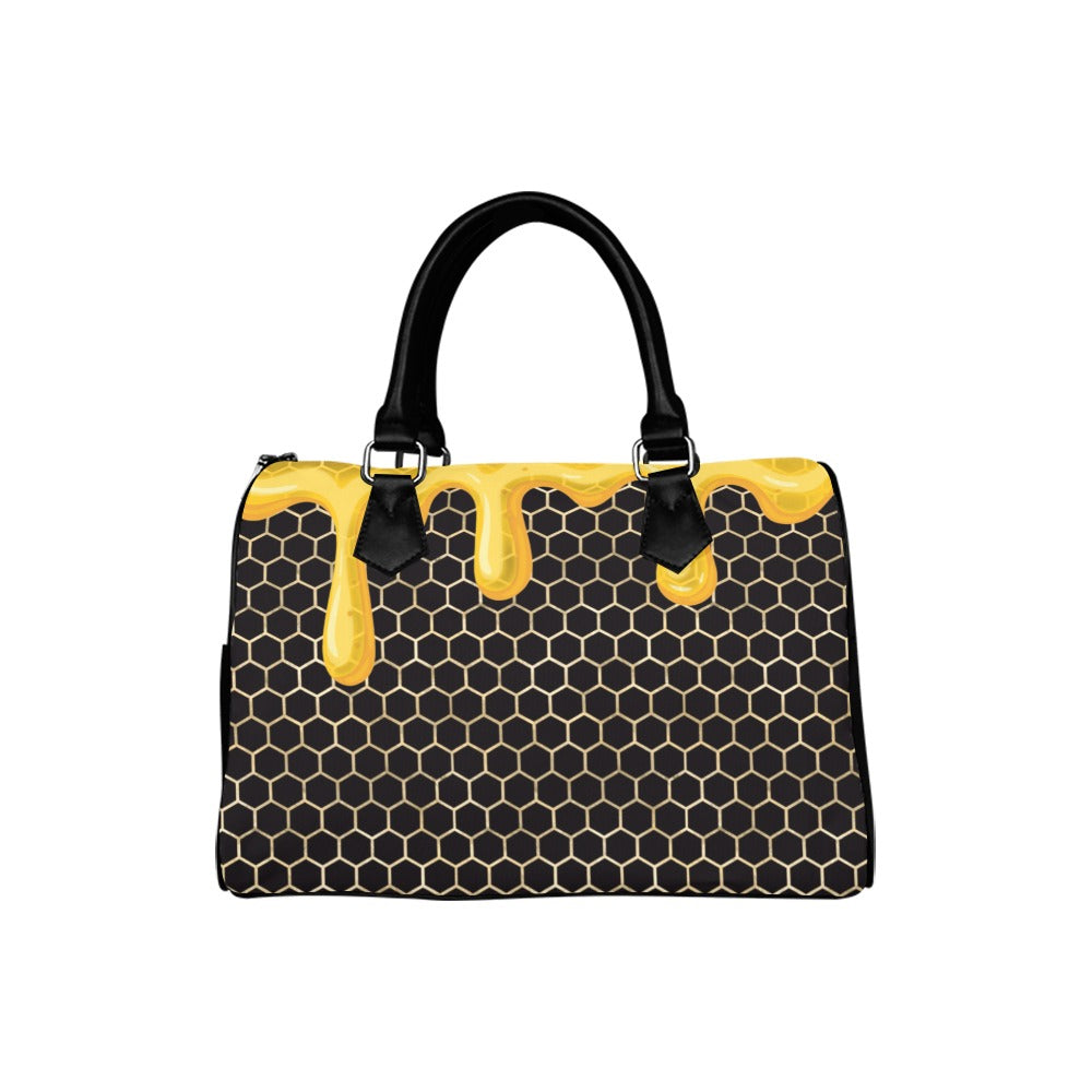 Honeycomb Boston Handbag - Offbeat Sweetie