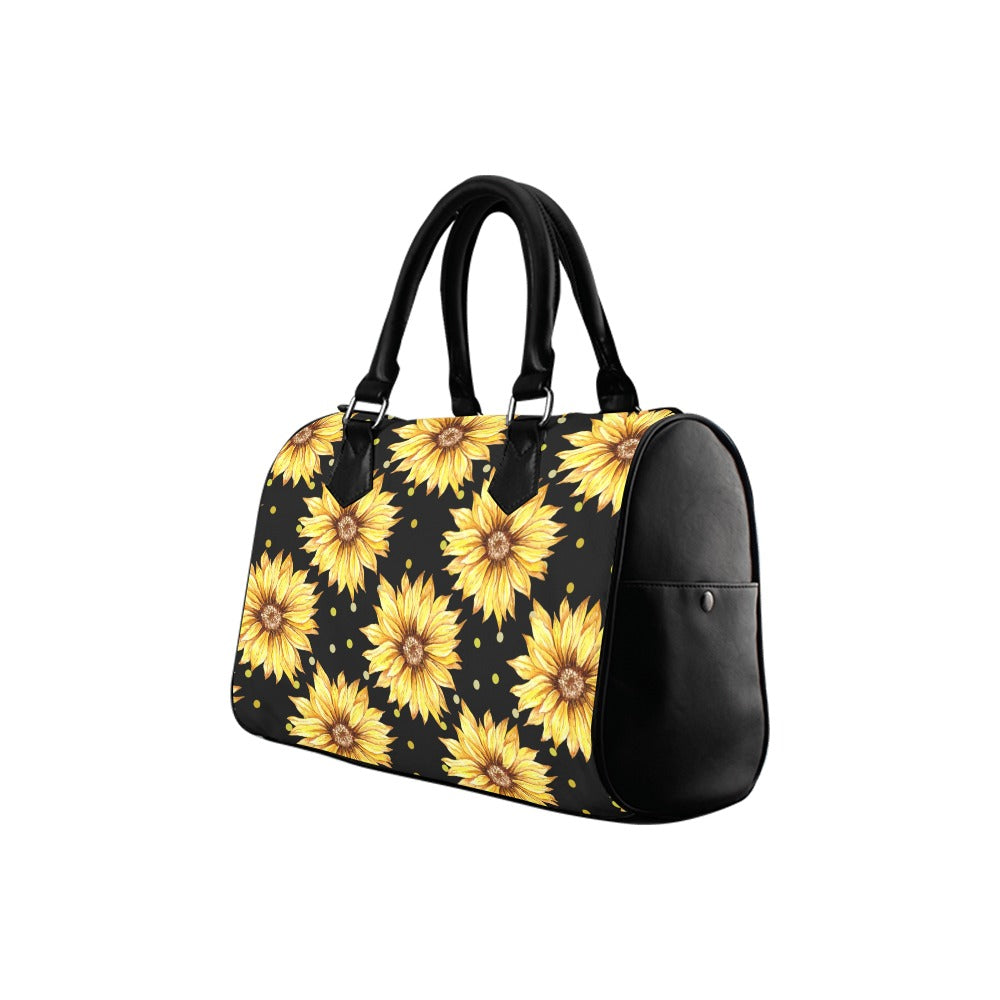 Sunflowers Boston Handbag - Offbeat Sweetie