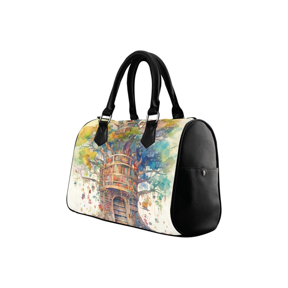 Tree Library Boston Handbag - Offbeat Sweetie