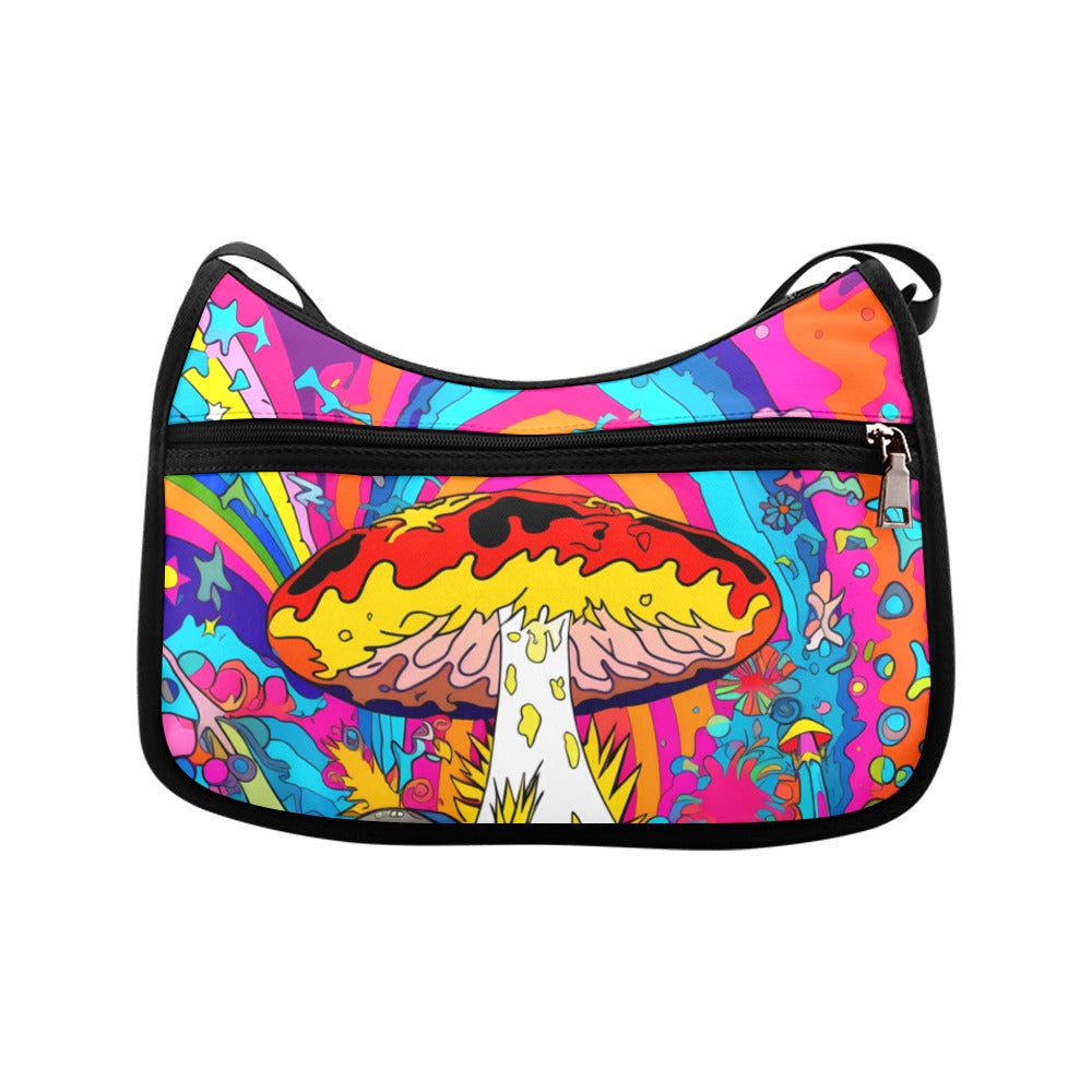 Psychedelic Mushies Crossbody Bag - Offbeat Sweetie