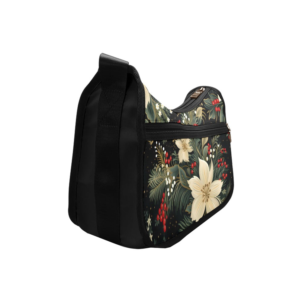 Christmas Flora Crossbody Bag - Offbeat Sweetie