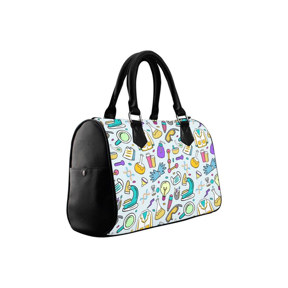STEM Blue Boston Handbag