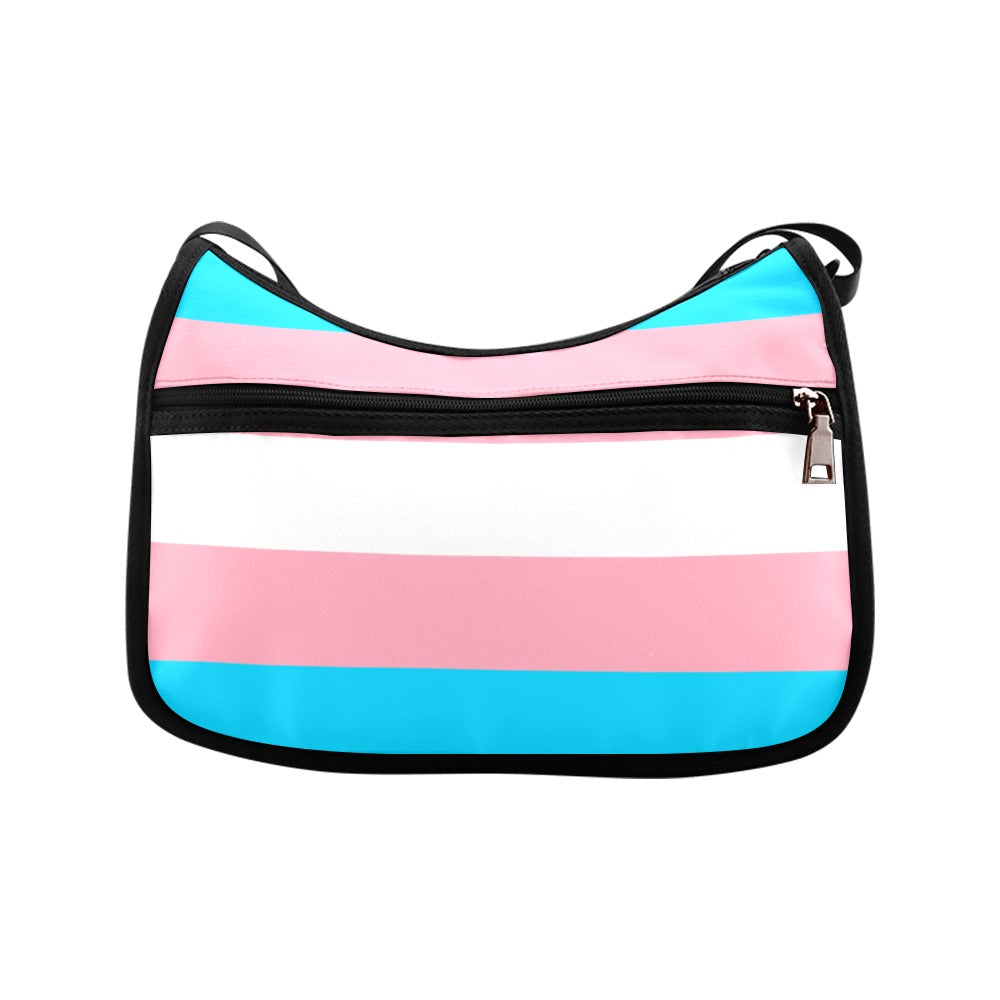 Trans Flag Crossbody Bag - Offbeat Sweetie