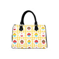 Yellow Gingham Cupcakes Boston Handbag