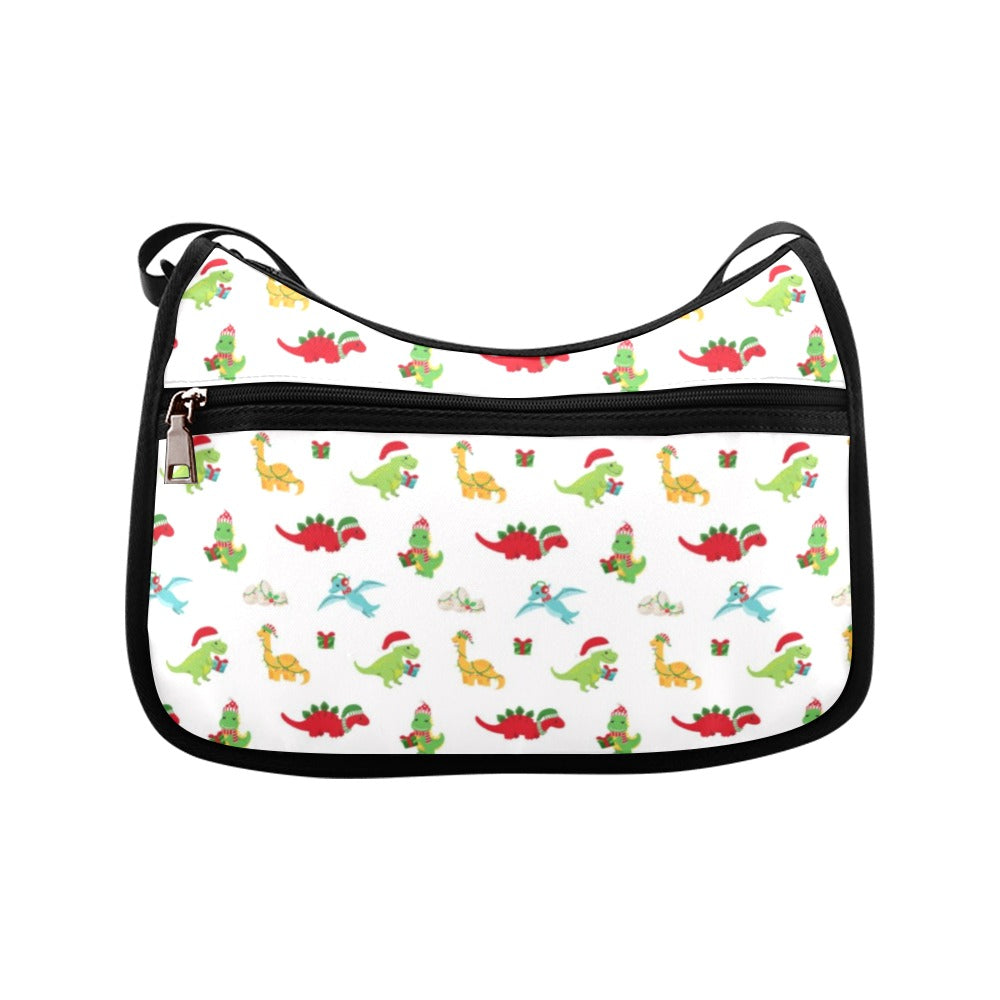 Dino Christmas Crossbody Bag - Offbeat Sweetie