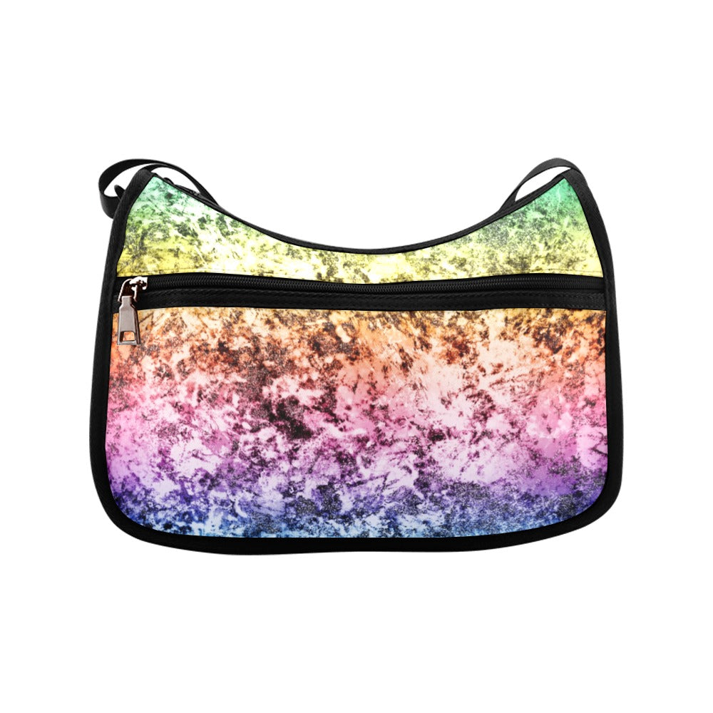 Rainbow Grunge Crossbody Bag - Offbeat Sweetie