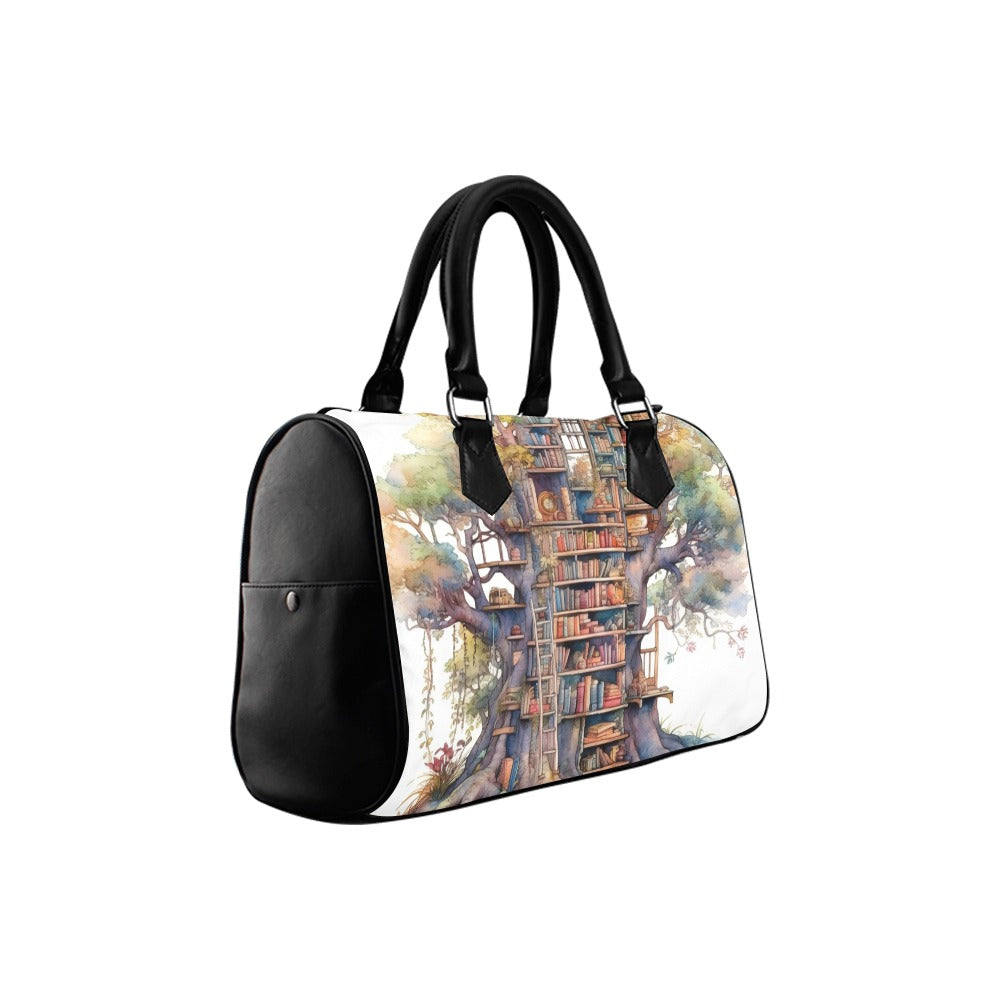 Tree Library Boston Handbag - Offbeat Sweetie