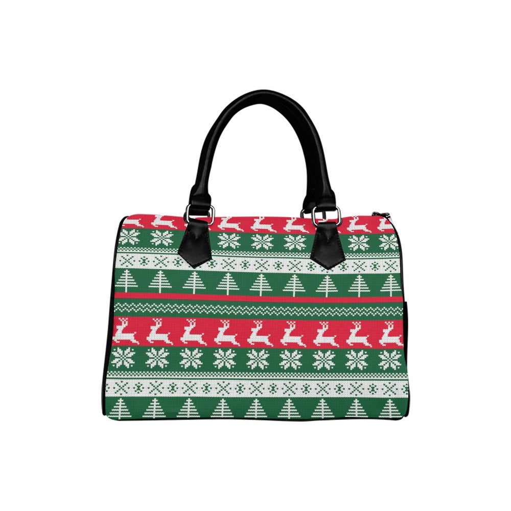 Ugly Christmas Boston Handbag - Offbeat Sweetie