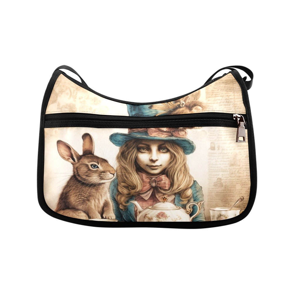 All Mad Here Crossbody Bag - Offbeat Sweetie