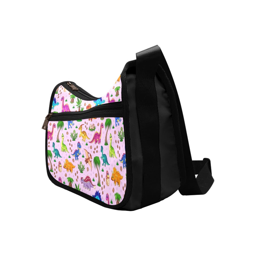 Pink Baby Dinos Crossbody Bag - Offbeat Sweetie