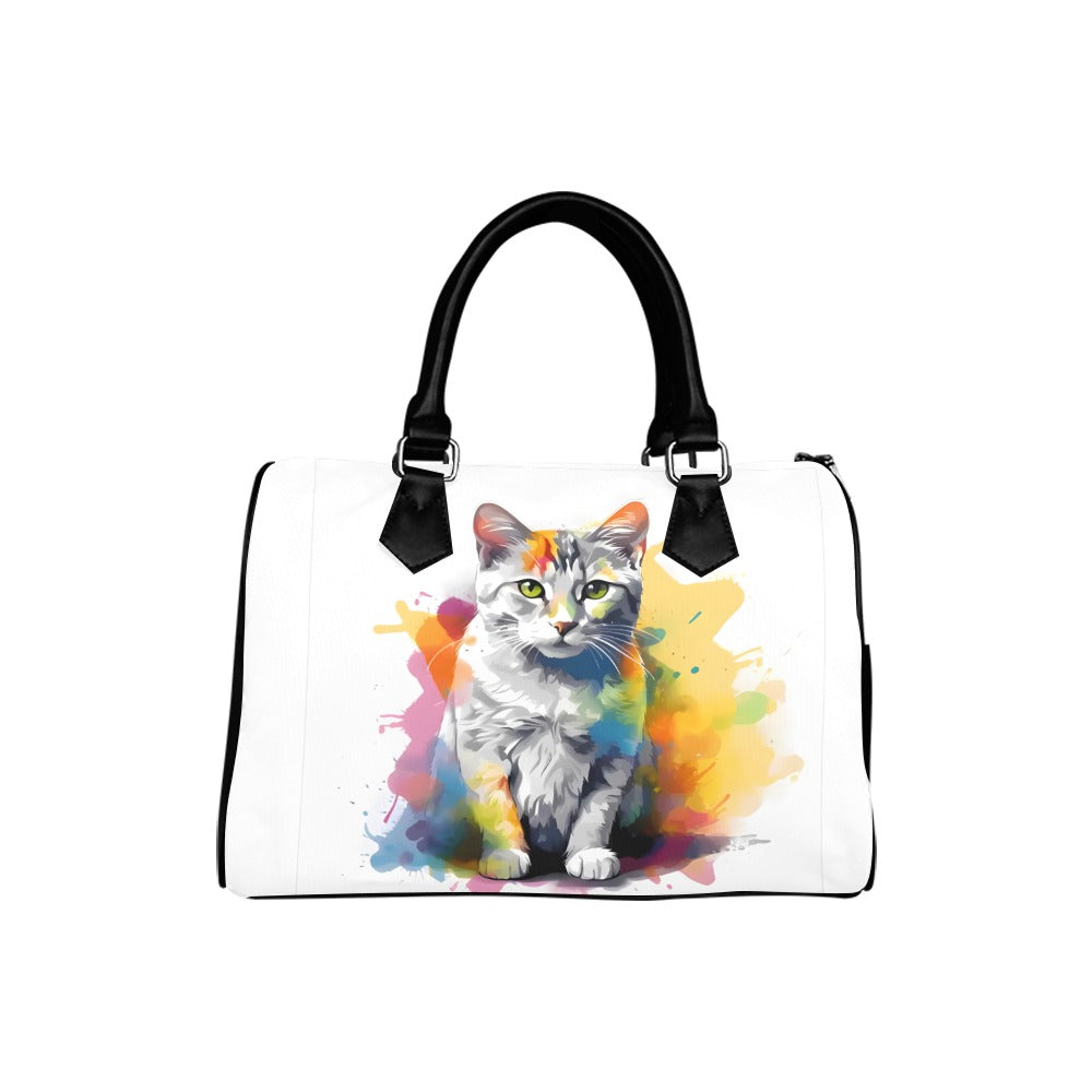 Kitty Boston Handbag - Offbeat Sweetie