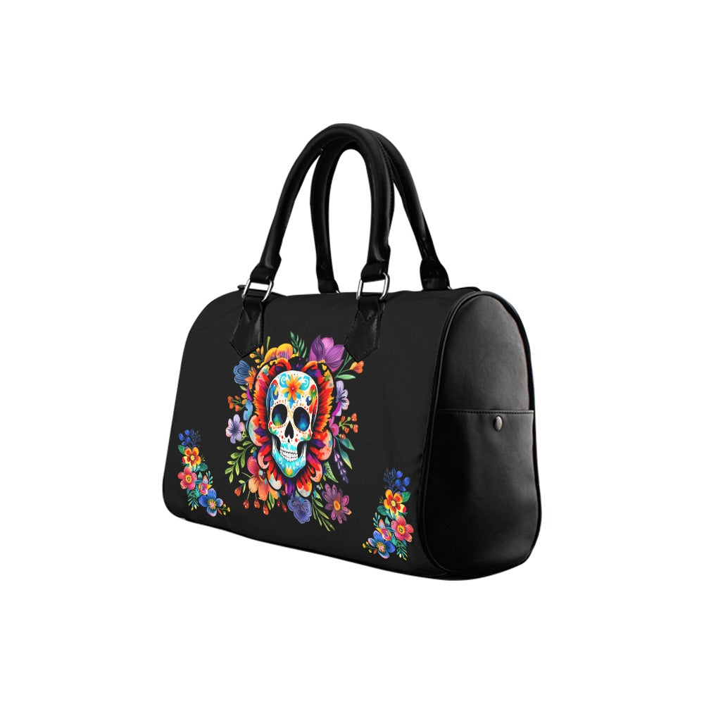 Day Of The Dead Boston Handbag - Offbeat Sweetie