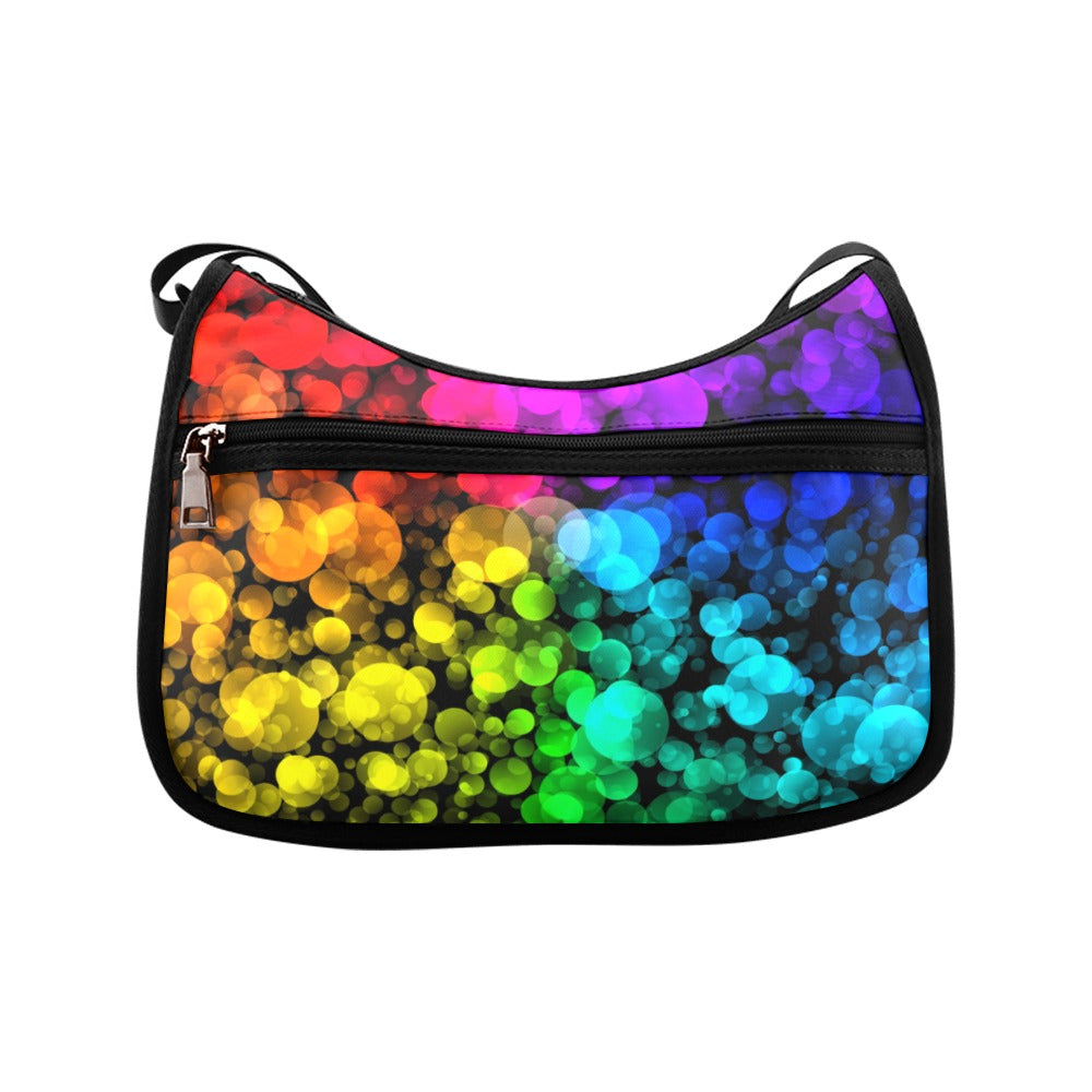 Rainbow Bubbles Crossbody Bag - Offbeat Sweetie