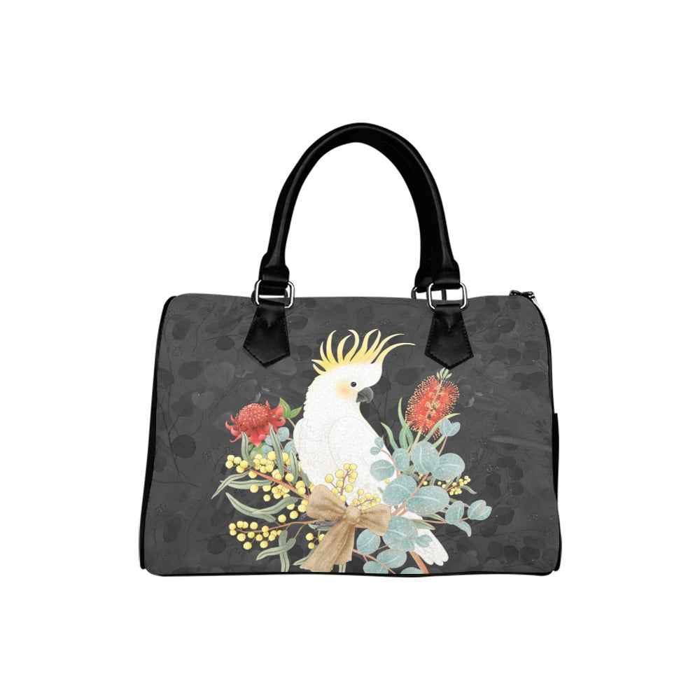 Cockatoo Boston Handbag - Offbeat Sweetie