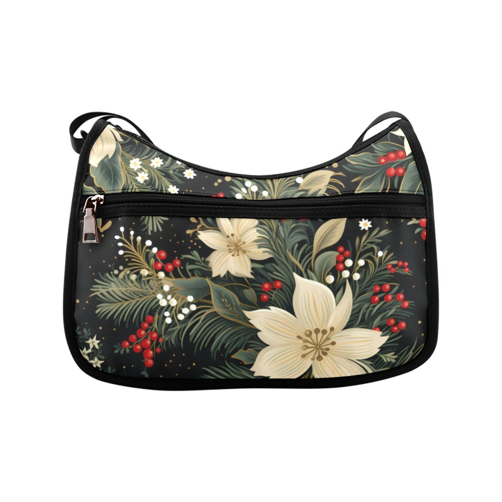 Christmas Flora Crossbody Bag - Offbeat Sweetie