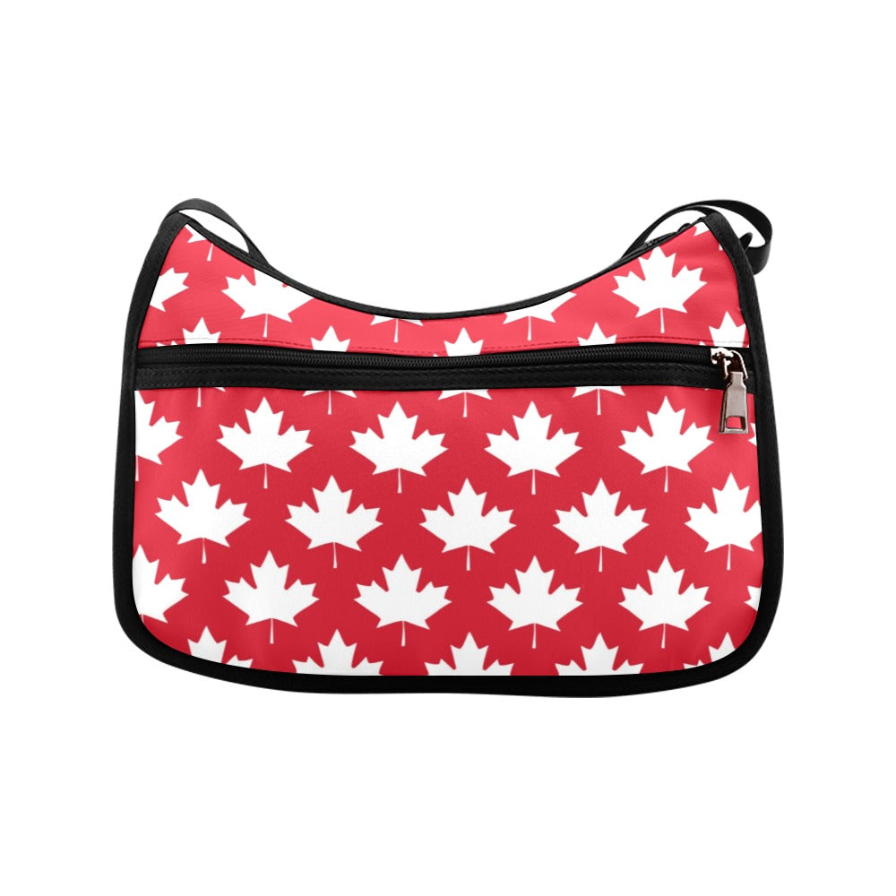 Maple Leaves Red Crossbody Bag - Offbeat Sweetie