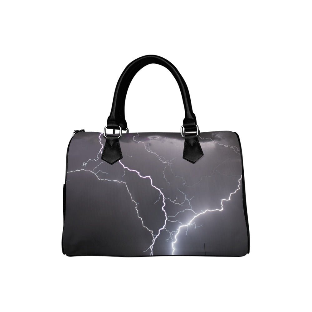 Lightning Crashes Boston Handbag - Offbeat Sweetie