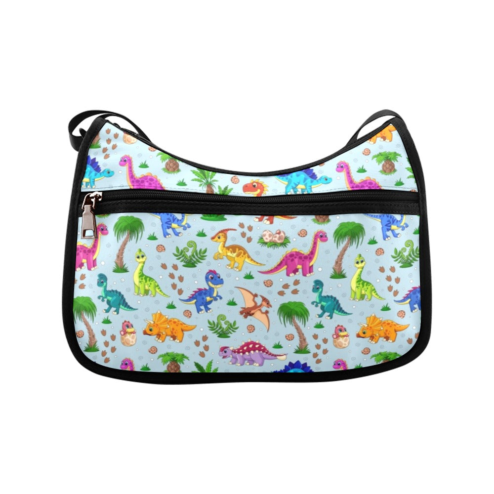 Blue Baby Dinos Crossbody Bag - Offbeat Sweetie