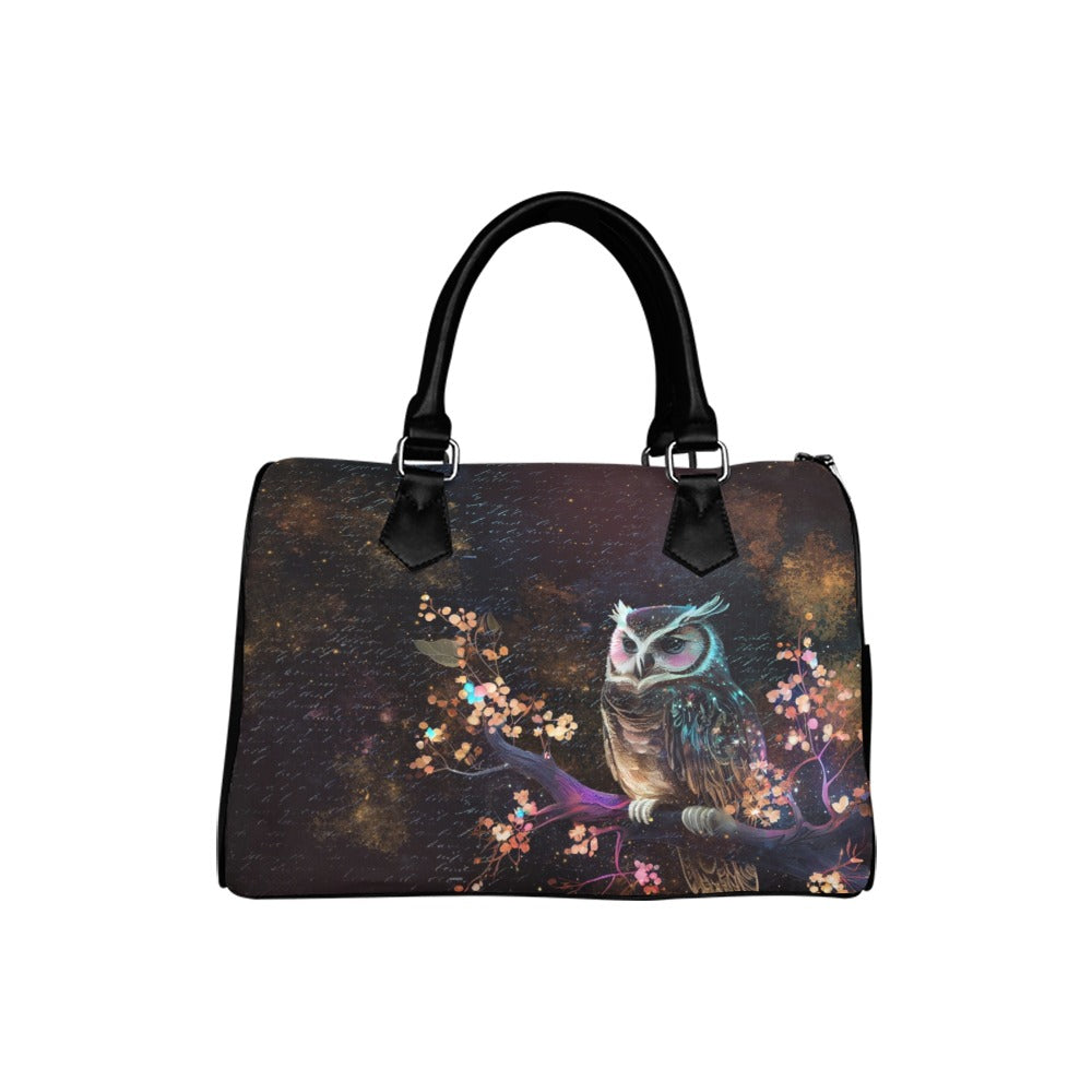 Owls Boston Handbag - Offbeat Sweetie