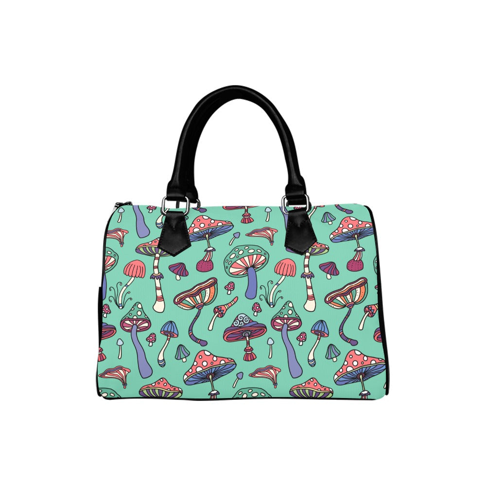 Mismatched Mushrooms Boston Handbag - Offbeat Sweetie