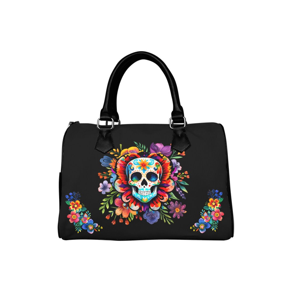 Day Of The Dead Boston Handbag - Offbeat Sweetie