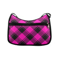 Pretty In Pink Plaid Crossbody Bag