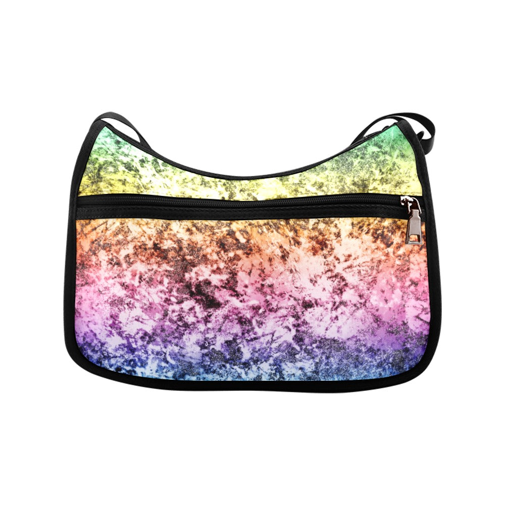 Rainbow Grunge Crossbody Bag - Offbeat Sweetie