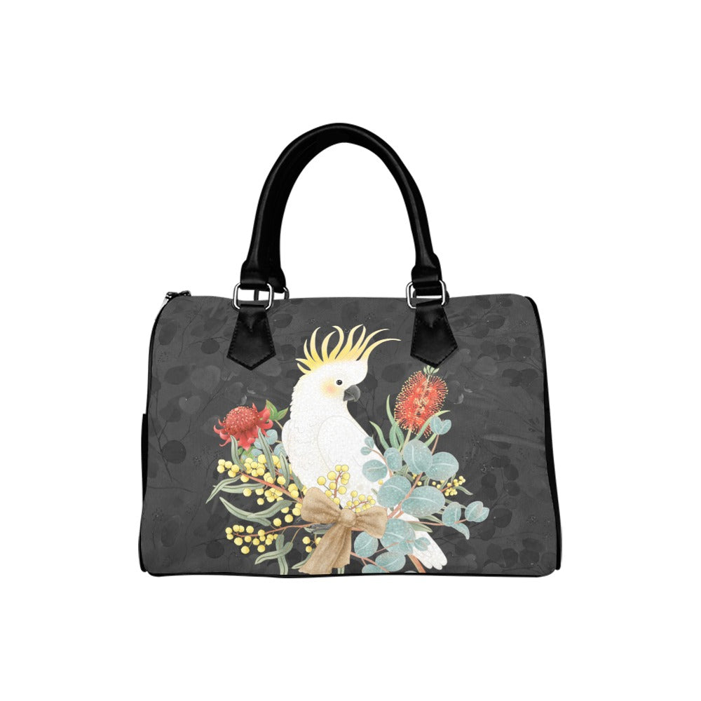 Cockatoo Boston Handbag - Offbeat Sweetie