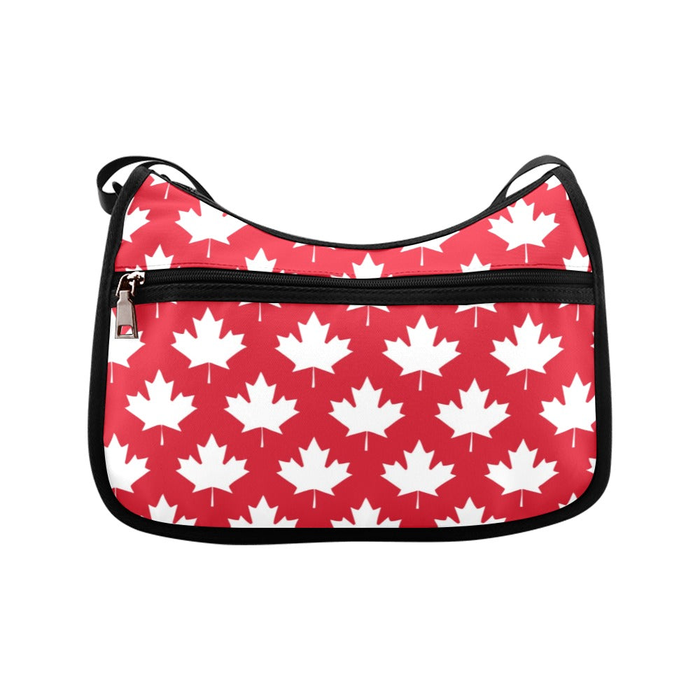 Maple Leaves Red Crossbody Bag - Offbeat Sweetie