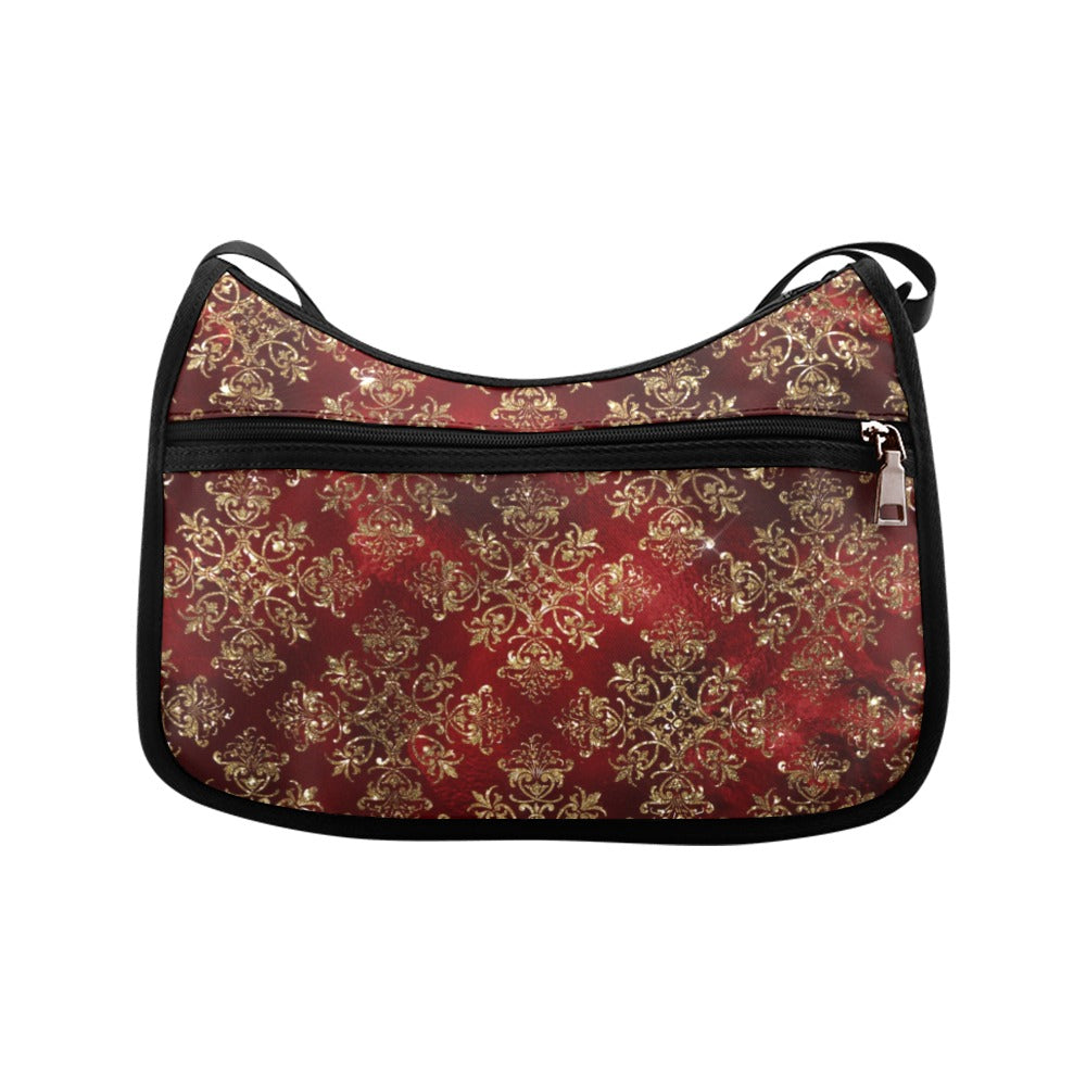 Christmas Wrapping Paper Crossbody Bag - Offbeat Sweetie