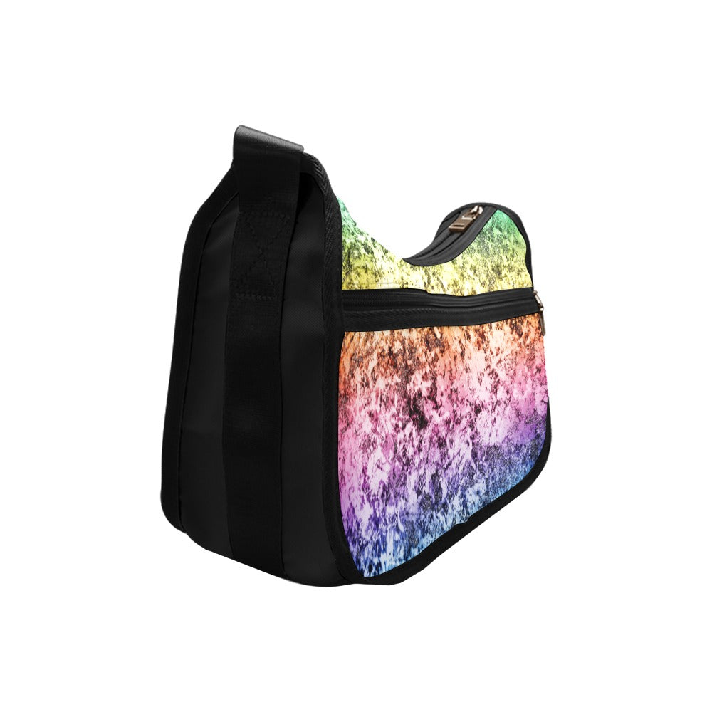 Rainbow Grunge Crossbody Bag - Offbeat Sweetie
