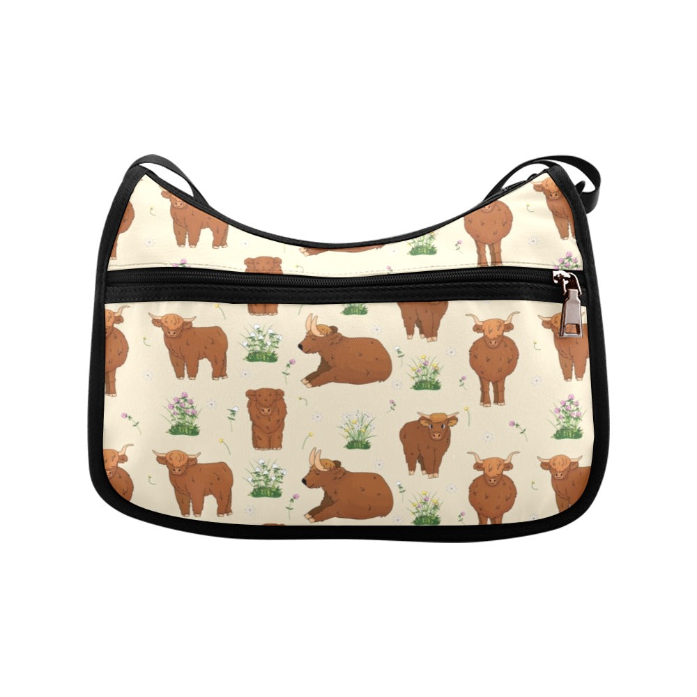 Highland Cows Crossbody Bags