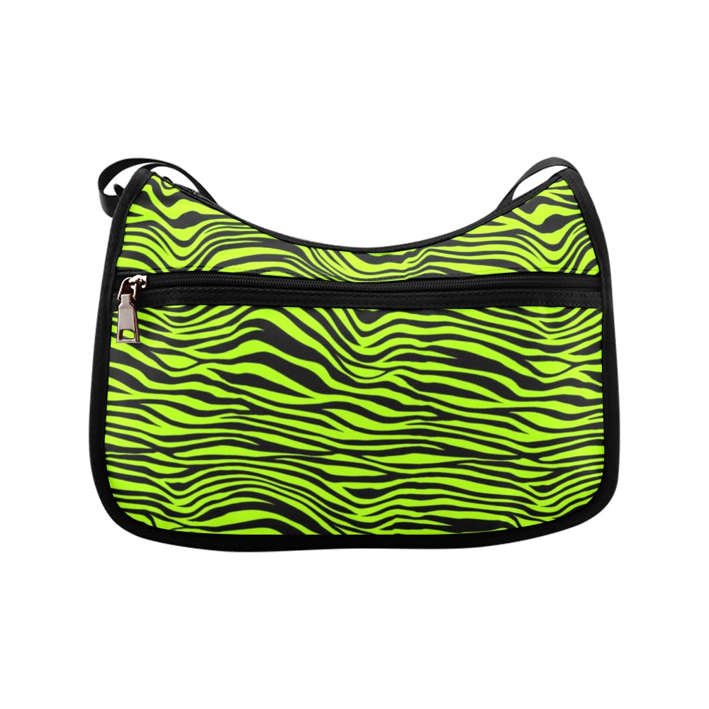 Neon Zebra Crossbody Bag - Offbeat Sweetie