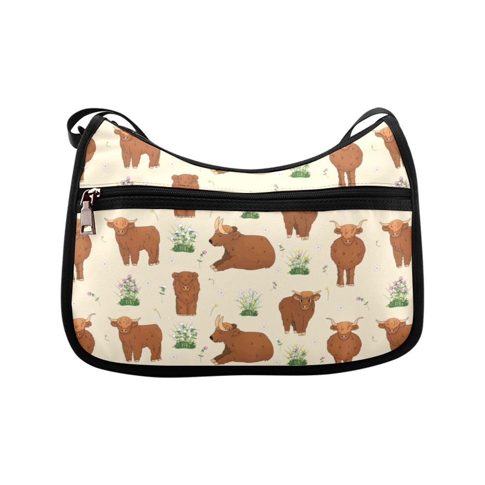 Highland Cows Crossbody Bags