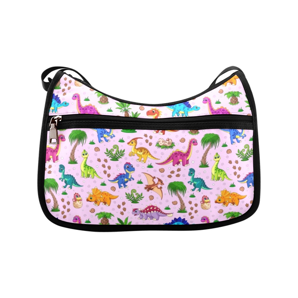Pink Baby Dinos Crossbody Bag - Offbeat Sweetie