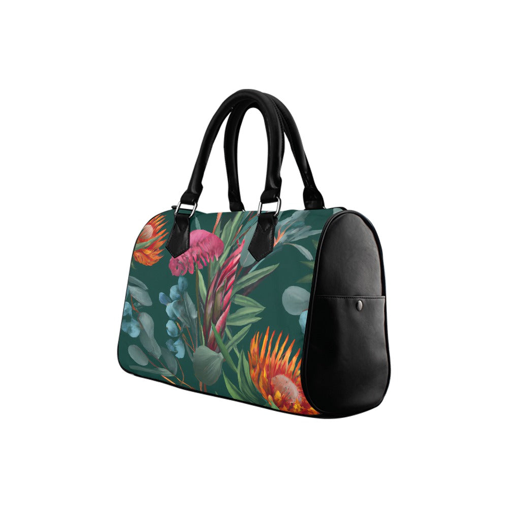 Australian Bouquet Boston Handbag - Offbeat Sweetie