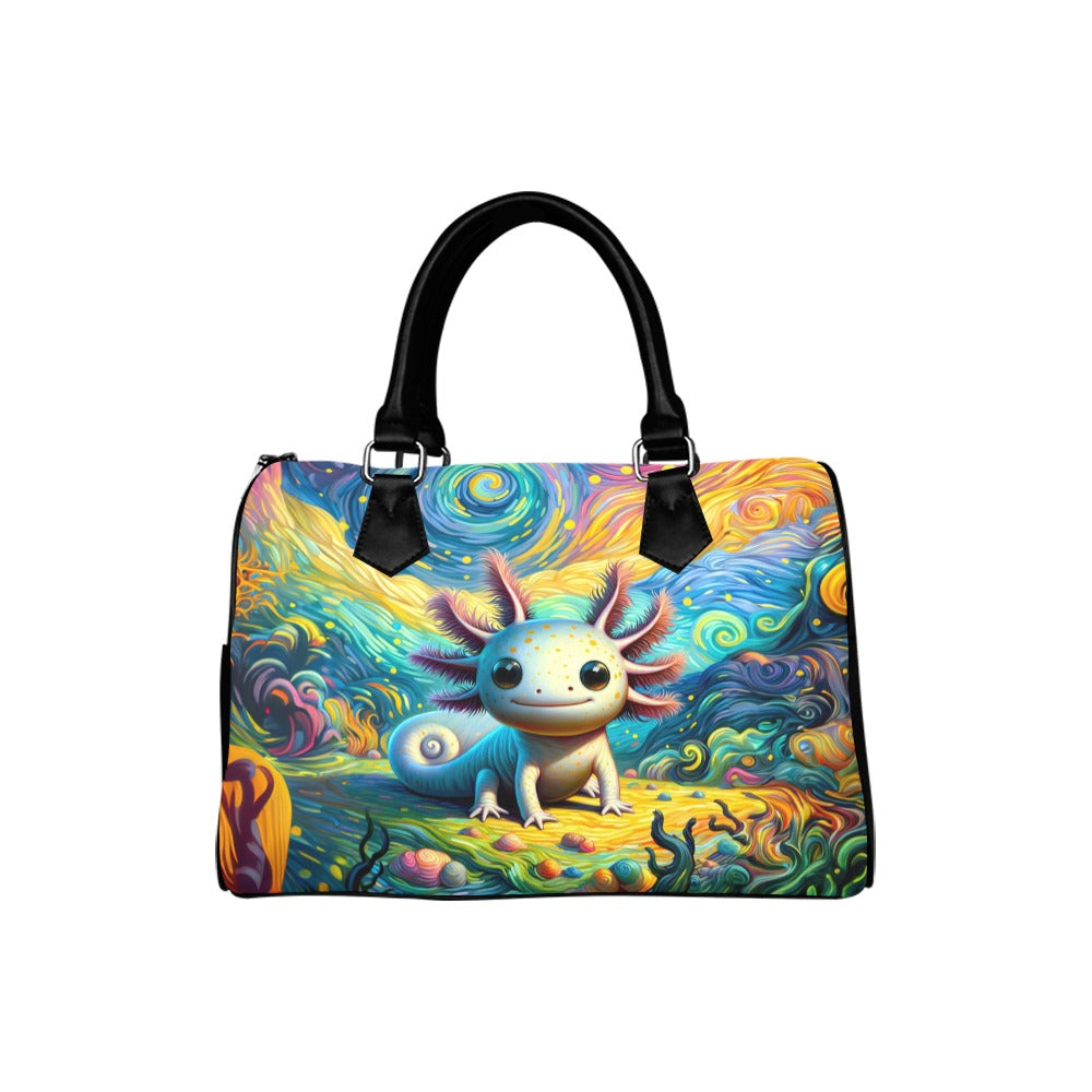 Adorable Axolotls Boston Handbag - Offbeat Sweetie