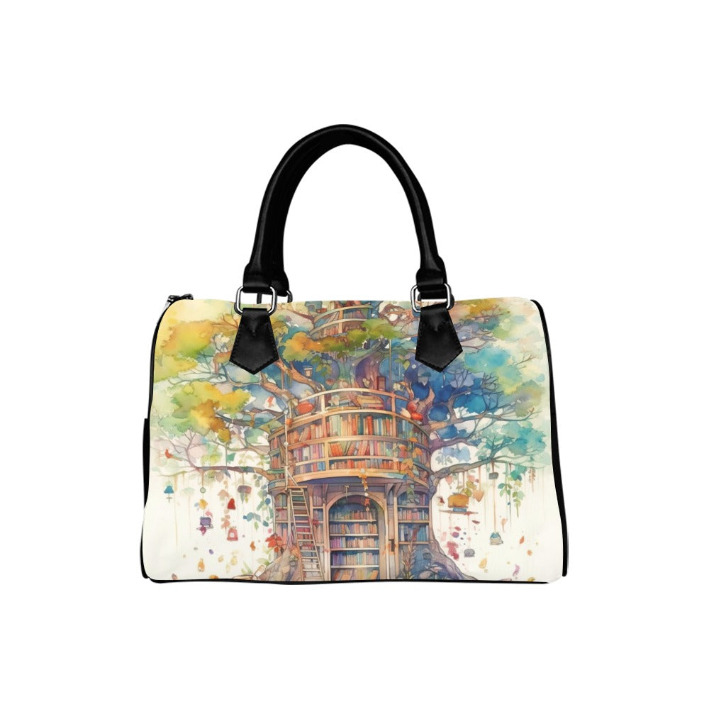 Tree Library Boston Handbag - Offbeat Sweetie