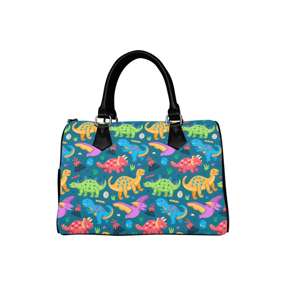 Dinosaur Friends Boston Handbag - Offbeat Sweetie