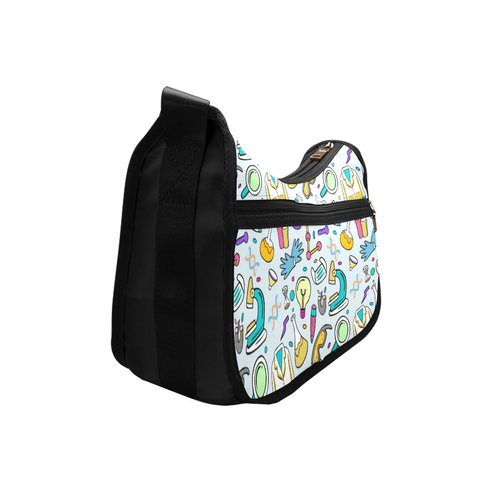 STEM Blue Crossbody Bags