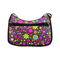 Funky Retro Flowers Crossbody Bag - Offbeat Sweetie