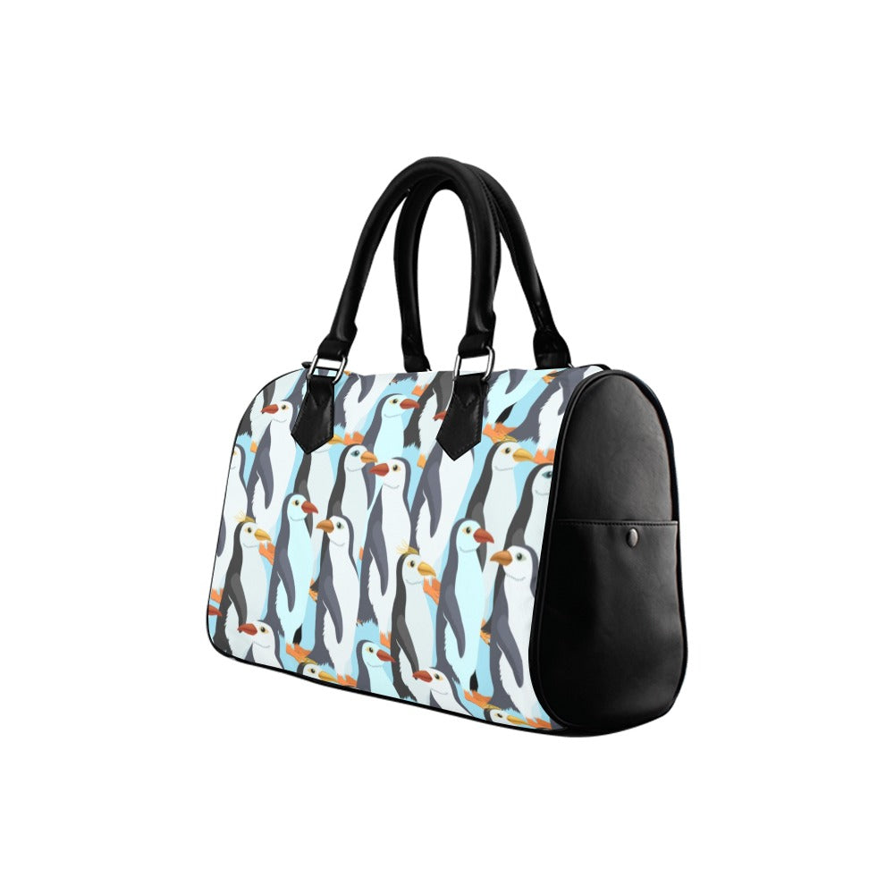 Penguin Party Boston Handbag - Offbeat Sweetie