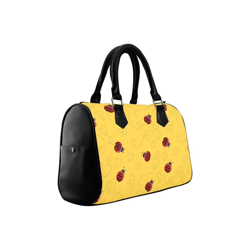 Lovely Ladybugs Boston Handbag